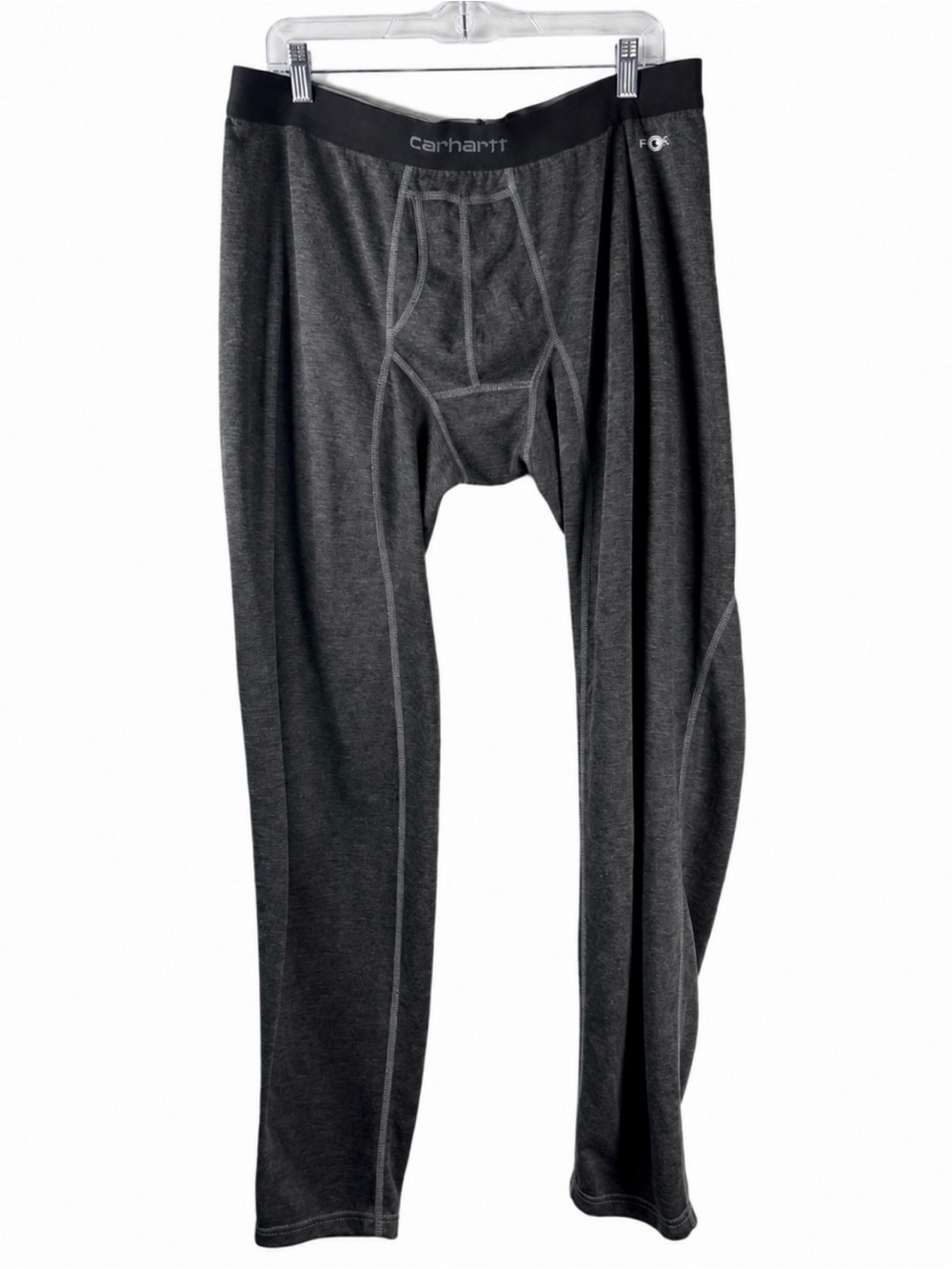 Carhartt Force Men’s 2XL Wool Blend Base Layer Thermal Pants Black Heather